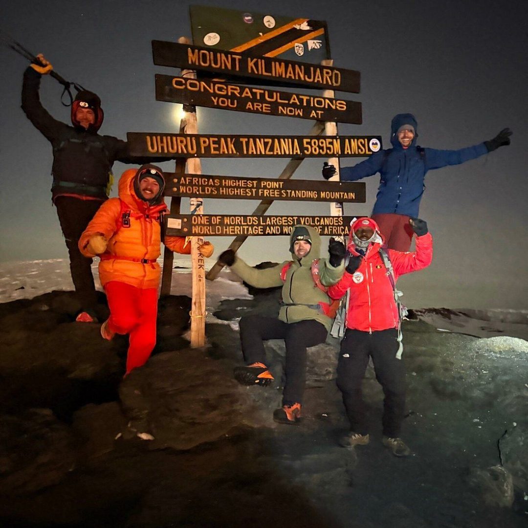 Kilimanjaro trekking landscape and mountain route scenery